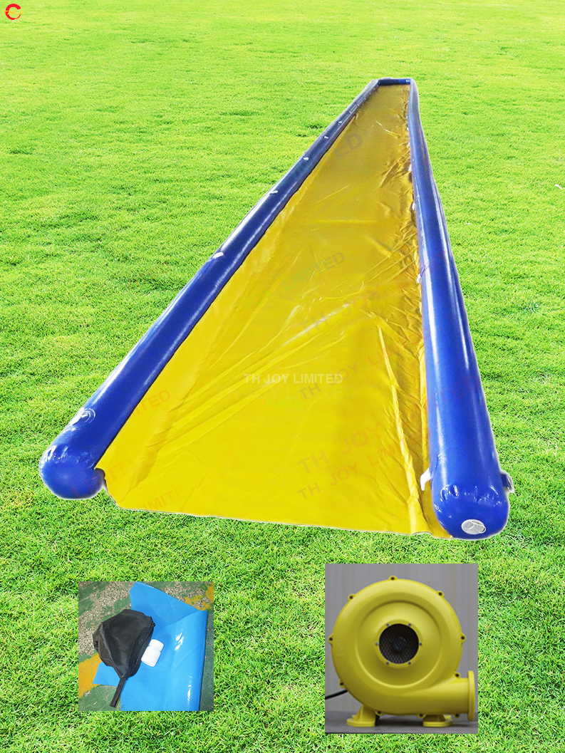 free door delivery outdoor activities Heavy duty pvc giant inflatable water slide air tight slip and slide for kids adults