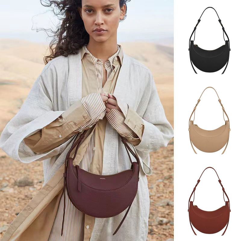 Polene Numero dix half moon bag Smooth Genuine Leather baguette polenes cyme Luxury purse tote handbag designer clutch bag Crossbody Women mens Shoulder travel bags, Khaki
Polene Numero dix half moon bag Smooth Genuine Leather baguette polenes cyme Luxury purse tote handbag designer clutch bag Crossbody Women mens Shoulder travel bags, Khaki