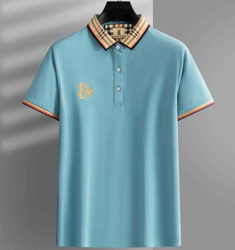 2023 Luxury Polo Shirt Summer Burbrerys Lapel Short-sleeved Letter Embroidery T-shirt Fashion Cotton Half-sleeved Shirts Men Tide Brand 2 0IRW cll QM8T QM8T, 010
2023 Luxury Polo Shirt Summer Burbrerys Lapel Short-sleeved Letter Embroidery T-shirt Fashion Cotton Half-sleeved Shirts Men Tide Brand 2 0IRW cll QM8T QM8T, 010
