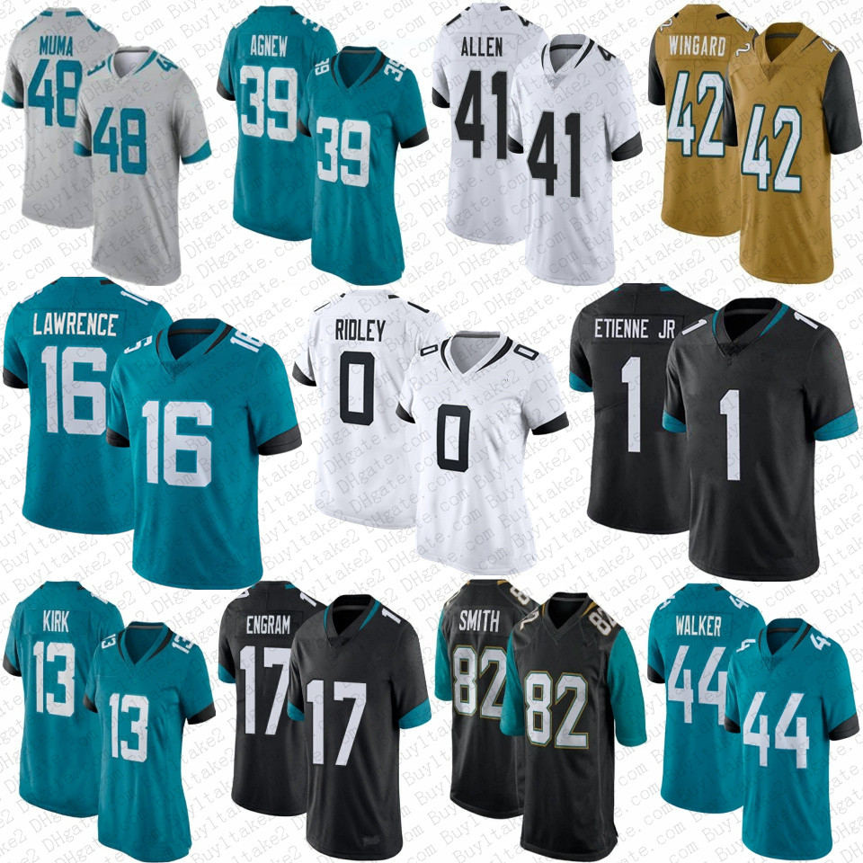 Trevor Lawrence 0 Ridley Travis Etienne Jr Custom Football Jerseys Travon Walker Anton Harrison Devin Lloyd Evan Engram Jaguars Christian Kirk Andrew Wingard Allen, Youth 
Trevor Lawrence 0 Ridley Travis Etienne Jr Custom Football Jerseys Travon Walker Anton Harrison Devin Lloyd Evan Engram Jaguars Christian Kirk Andrew Wingard Allen, Youth