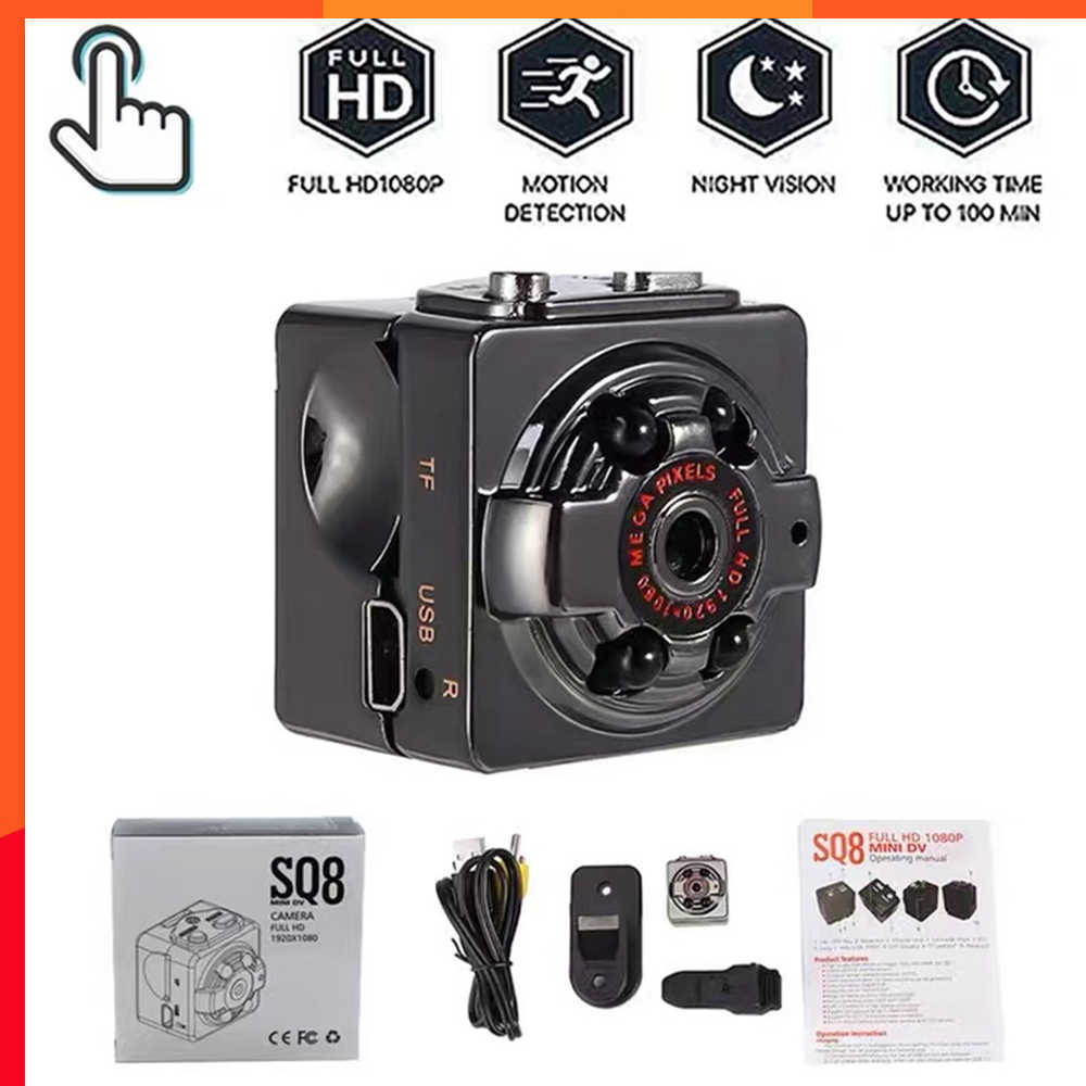 SQ8 Mini Camera Smart 720p 1080p HD Small Secret Minicamera Video Cam Night Vision Wireless Body DVR DV Tiny SQ 8 Microchamber Camera
SQ8 Mini Camera Smart 720p 1080p HD Small Secret Minicamera Video Cam Night Vision Wireless Body DVR DV Tiny SQ 8 Microchamber Camera