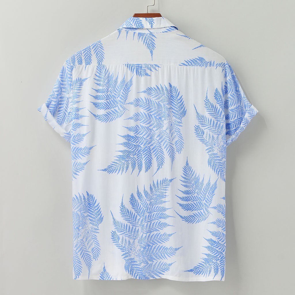 Men's Casual Shirts Summer Men's Short Sleeve Hawaiian Shirts Casual Loose Buttons Colorful Print Fashion Summer Shirts 230504