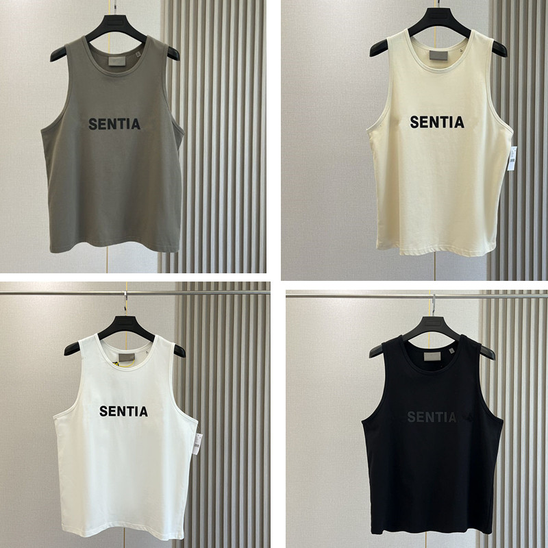 Essentail T Shirts mens tshirt Luxury Designer fashion clothing FEARs OF GOD fashion American high street fog solid color sleeveless vest for men loose summer Tees, Grey
Essentail T Shirts mens tshirt Luxury Designer fashion clothing FEARs OF GOD fashion American high street fog solid color sleeveless vest for men loose summer Tees, Grey