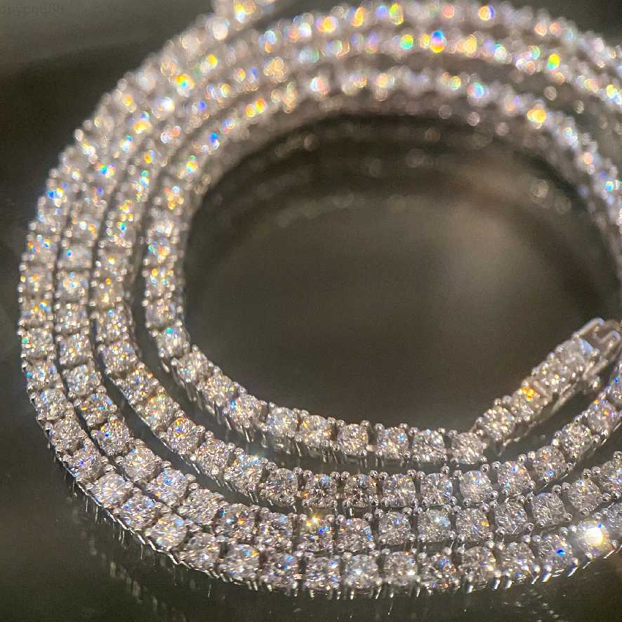 High Quality One Row Vvs Moissanite Tennis Chain 2mm Width 925 Silver Custom Iced Out Hip Hop Necklace
High Quality One Row Vvs Moissanite Tennis Chain 2mm Width 925 Silver Custom Iced Out Hip Hop Necklace