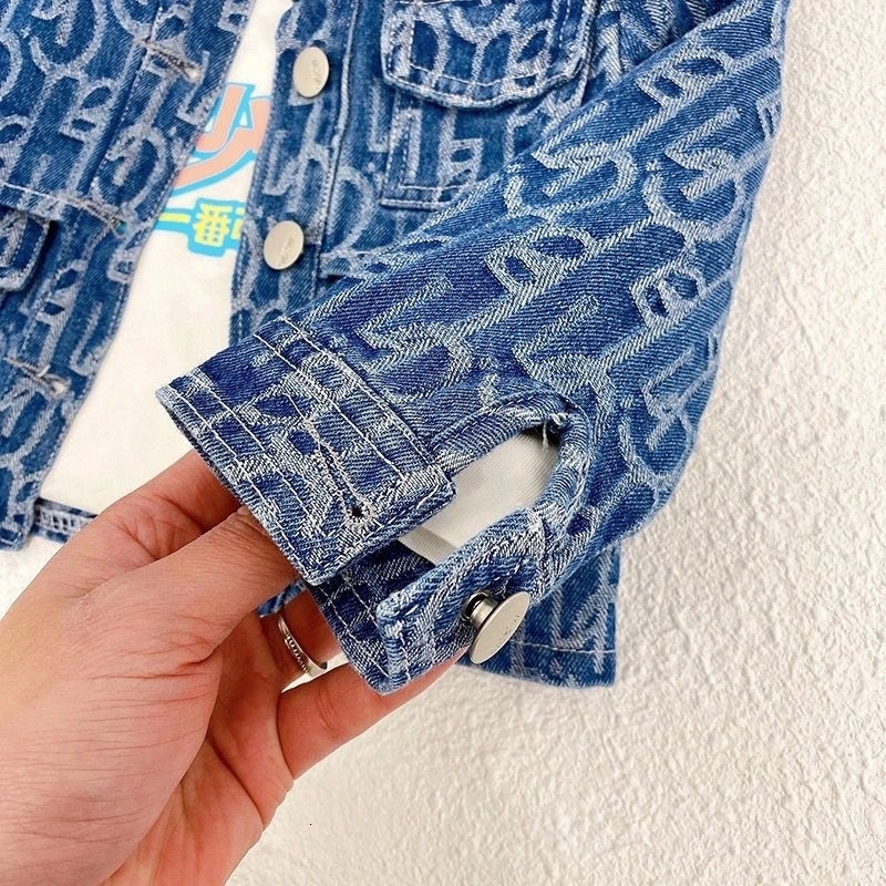 Clothing Sets Baby Girl Jean Clothes Set Cotton Infant Toddler Kid Denim Jacket Skirt 2PCS Spring Autumn Summer sets Outfit 1 10Y 230504