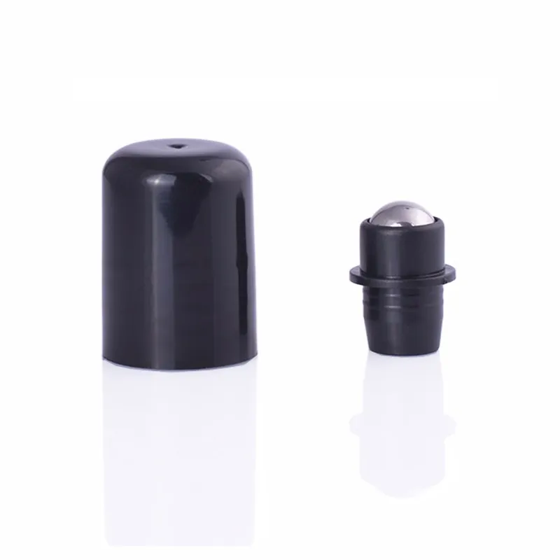 Quality 18mm Essential Oil Roller Steel Bead Ball Plug Inserts for 10 and 15ml Essential Oil Bottles. Leak Proof Roller Tops with lid portable