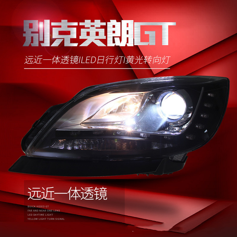 For Buick Excelle GT Headlights 2009-2014 LED Headlight DRL Hid Head Lamp Bi Xenon Porjector Accessories