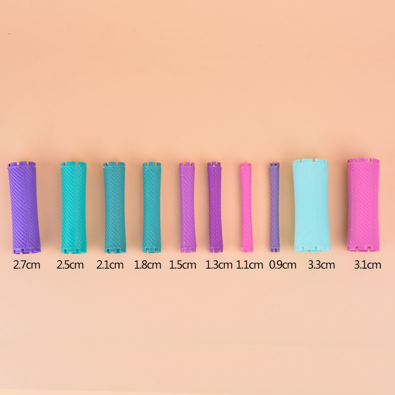 Hair Rollers Hair Rollers Rubber Band Beauty Kit Hair Rollers Curlers Hairdressing Cold Perm Rod Fluffy Wavy Hair Maker Curling UN855 230505
