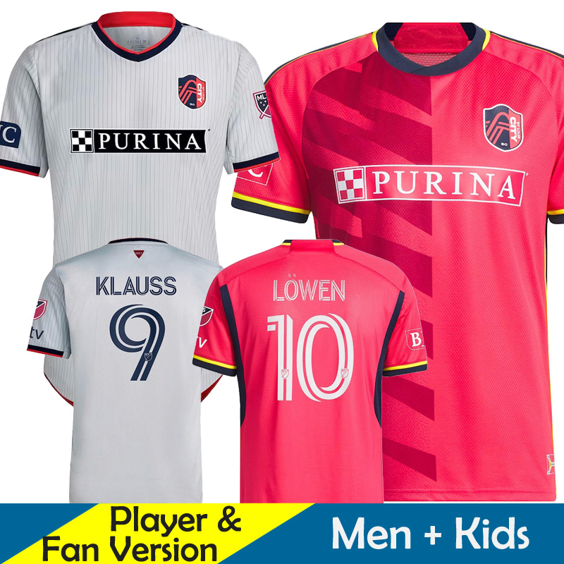 23 24 St. L oUis City soccer jerseys Kids Kit 2023 2024 MLS Men Player Version Training Football Shirt Home Away Goalkeeper NILSSON KLAUSS LOWEN GIOACCHINI MEL ALM SON, 23-24 home
23 24 St. L oUis City soccer jerseys Kids Kit 2023 2024 MLS Men Player Version Training Football Shirt Home Away Goalkeeper NILSSON KLAUSS LOWEN GIOACCHINI MEL ALM SON, 23-24 home
