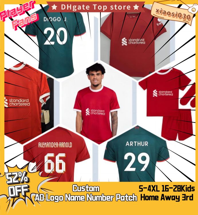 23 24 new soccer jerseys SAHLAH football shirt ALEXANDER ARNOLD DARWIN Nunez DIaz Diogo Luis DIaz Carvalho maillot home 23 24 home fans player jersey men kids suit, 23 24 home player version
23 24 new soccer jerseys SAHLAH football shirt ALEXANDER ARNOLD DARWIN Nunez DIaz Diogo Luis DIaz Carvalho maillot home 23 24 home fans player jersey men kids suit, 23 24 home player version