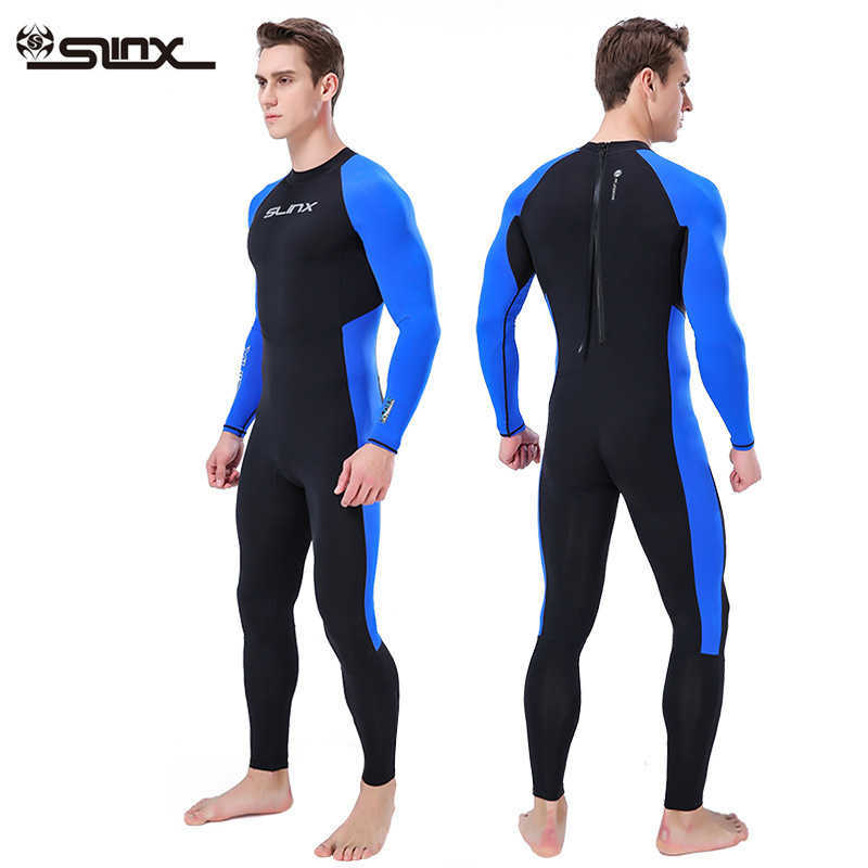 Wetsuits Drysuits Lycra sun protection suit Men's thin wetsuit Jellyfish suit Surfing swimming snorkeling UV resistant diving suit equipment J230