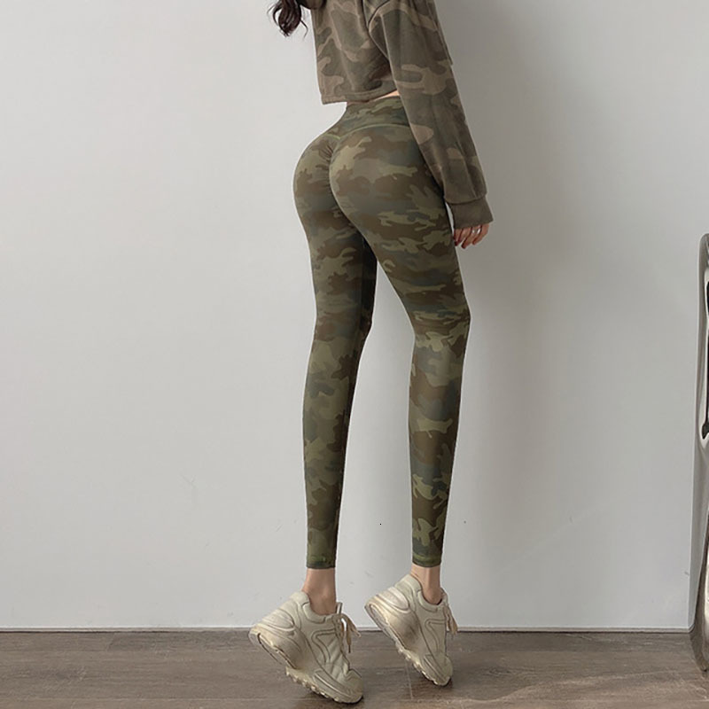 Women's Leggings ASHEYWR Women Camouflage Leggings Sexy Buttocks High Waist Fitness Legging Female Slim Quick Dry Workout Jeggings Legings Woman 