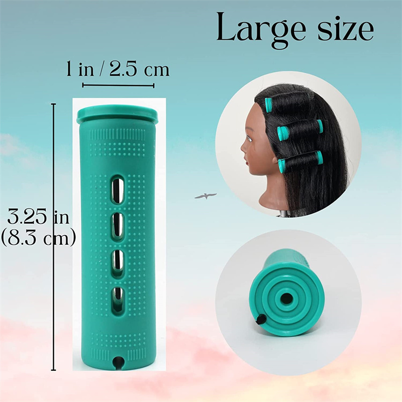 Hair Rollers 40 Pcs Large Perm Rods Perm Rods for Natural Hair Cold Wave Rods for Long Short Hair Rollers Styling for Women Home Hairdressing 230505