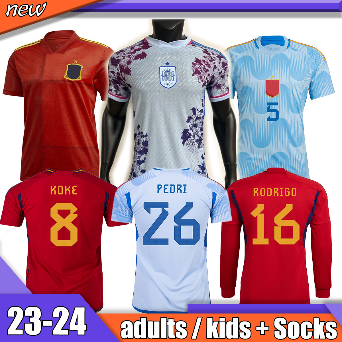 Player version 2023 2024 spain Espana ASENSION soccer jerseys 23 24 home away MORATA GAVI KOKE FERRAN PEDRI football shirt WOMEN KIDS KIT long sleeve Jerseys de futbol, 06
Player version 2023 2024 spain Espana ASENSION soccer jerseys 23 24 home away MORATA GAVI KOKE FERRAN PEDRI football shirt WOMEN KIDS KIT long sleeve Jerseys de futbol, 06