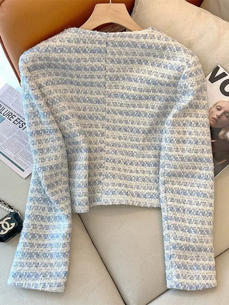 Women's Jackets Autumn Winter Clothes High Quality Casual Tweed Jacket Women Coats Casacos Vintage Outwear Tops Chaquetas Mujer Veste Femme 23050