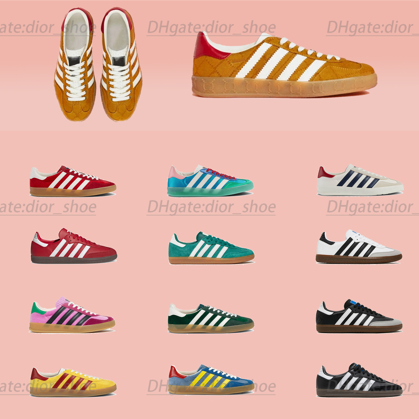 luxury designer new Casual Runner Shoes Men Women Portofins OG gazelle Samba Shoes joint name sneaker dress shoe outdoor couples Sports Lace up trainer fast shipping, #16
luxury designer new Casual Runner Shoes Men Women Portofins OG gazelle Samba Shoes joint name sneaker dress shoe outdoor couples Sports Lace up trainer fast shipping, #16