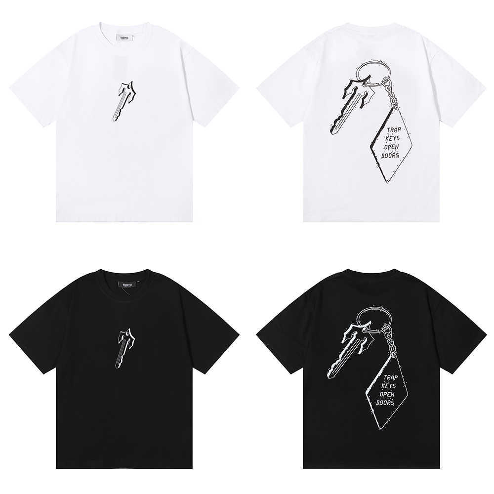 Designer Fashion Clothing Tees Tshirt trapstar London Trap Keys Open Doors Men's Women's Short Sleeve T-shirt Summer Casual Streetwear Loose Sportswear Tops, Black
Designer Fashion Clothing Tees Tshirt trapstar London Trap Keys Open Doors Men's Women's Short Sleeve T-shirt Summer Casual Streetwear Loose Sportswear Tops, Black