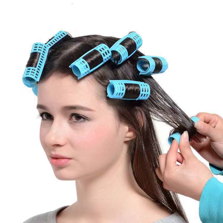 Hair Rollers 40-48pcs 6 Size Random Color Hairdressing Home Use DIY Steam Magic Hair Roller Self-Adhesive Rollers Curler Roller Curler 230505
