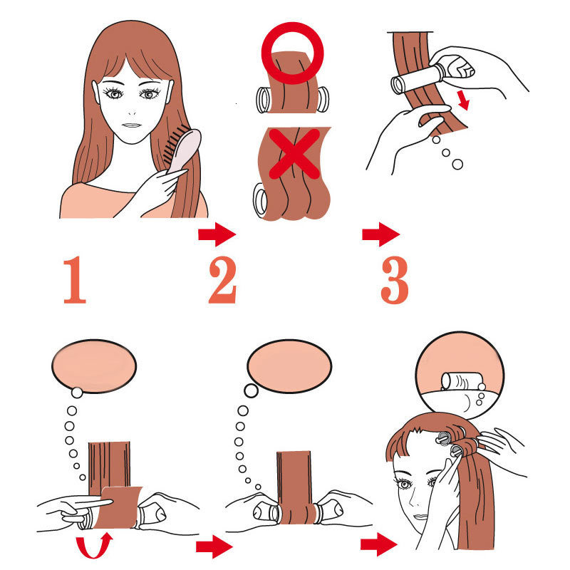 Hair Rollers 10 Pcs/Set Electric Roll Hair Tube Heated Roller Hair Curly Styling Sticks Tools MH88 230505