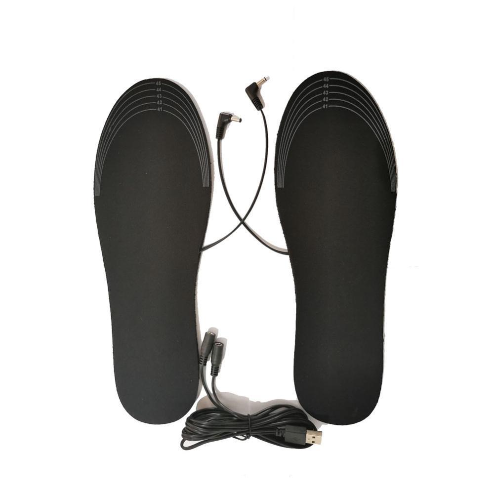 Shoe Parts Accessories USB Electric Heated Shoe Insole Winter Warm Women Foot Pad Washable Thermal Men Boot Mat Unisex Heating Shoe Insoles WJ085 2305