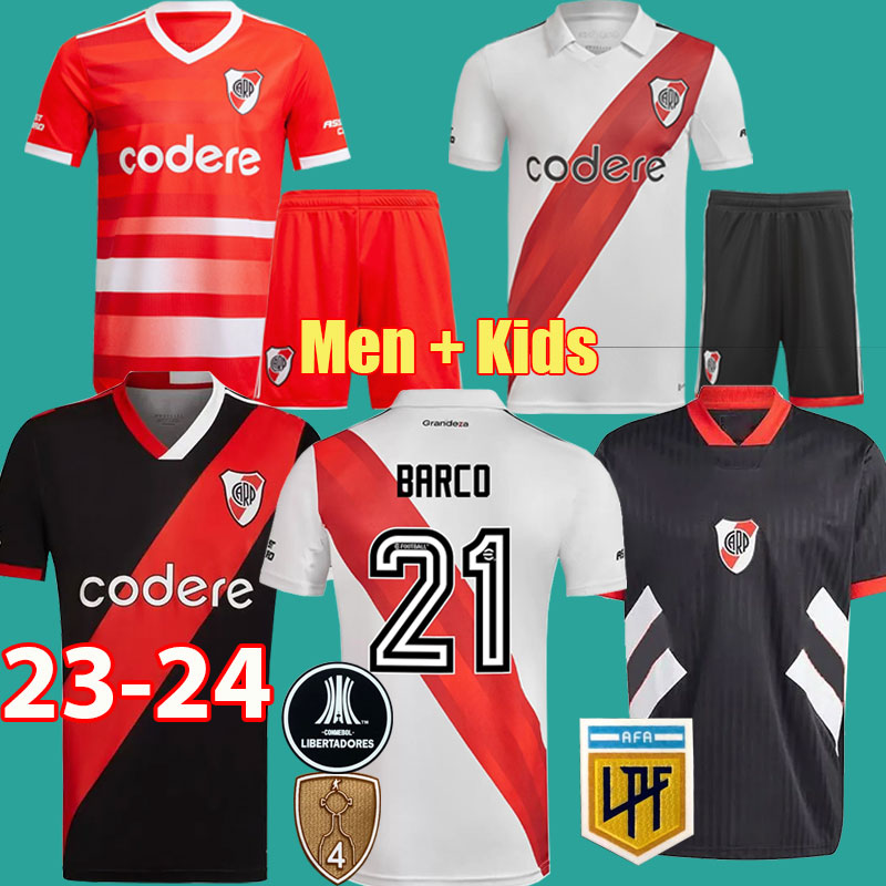 2023 2024 River plate soccer jerseys BARCO DE LA CRUZ QUINTERO CONMEBOL LIBERTADORES camisetas Men Kids Kits black football shirts PALAVECINO PALACIOS equipments, 23/24 third
2023 2024 River plate soccer jerseys BARCO DE LA CRUZ QUINTERO CONMEBOL LIBERTADORES camisetas Men Kids Kits black football shirts PALAVECINO PALACIOS equipments, 23/24 third