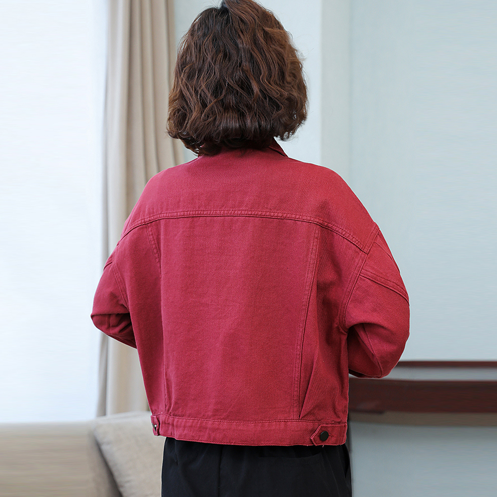 Women's Jackets Elegant Denim Jacket Women Korean Fashion Long Sleeve Loose Coats Vintage Ladies Streetwear Denim Tops Female Casual Clothing 230