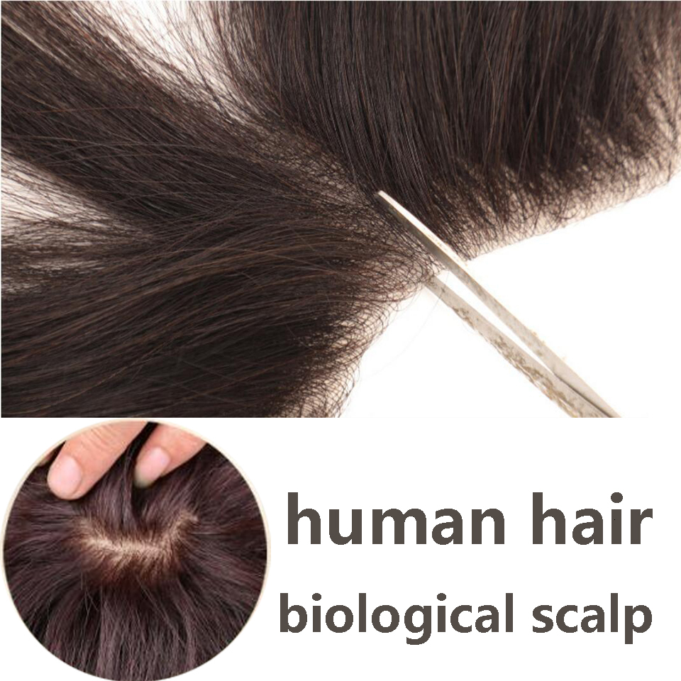 Bangs JINKAILI Synthetic Forehead Hairline Toupees Men's Straight V Style Hair Piece Hair Extension Natural Black Hair Bangs Hairpiece 230504