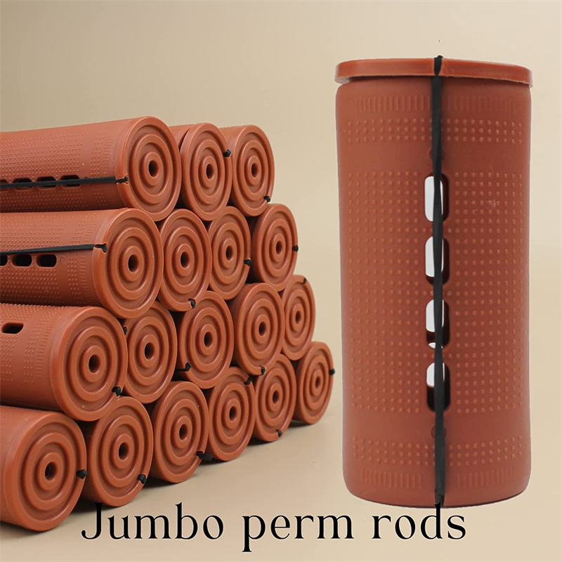 Hair Rollers 20Pcs Large Perm Rods for Natural Hair Cold Wave for Long Hair Rollers Curling Styling for Women Home Hairdre 230505