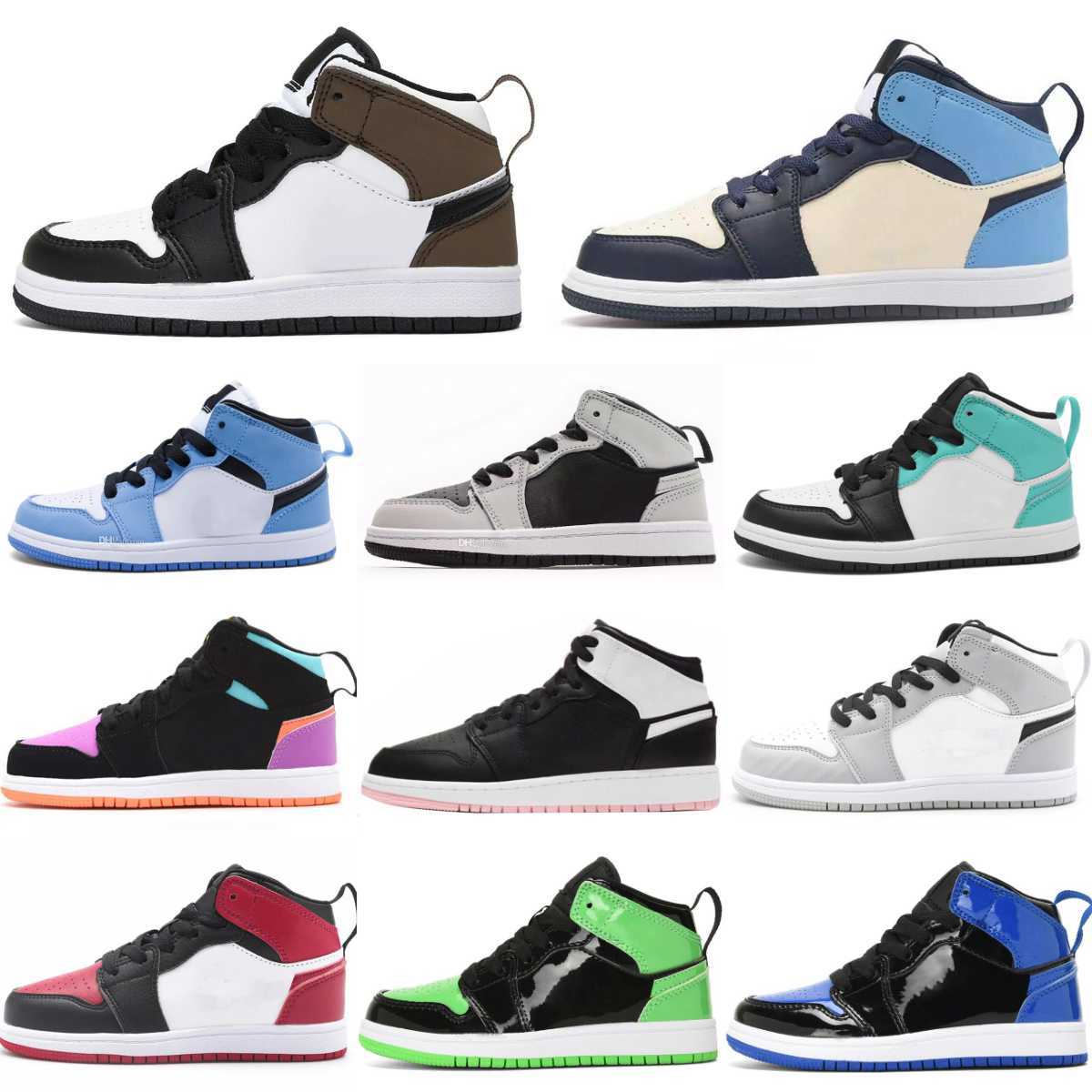 

Jumpman 1 Baby Kids Basketball Shoes Girls Boys BLACK WHITE DARK JORDEN MOCHA Obsidian Chicago Retro Candy Bred Pine Green Fearless Hyper Royal Trainers Sneakers, Please contact us