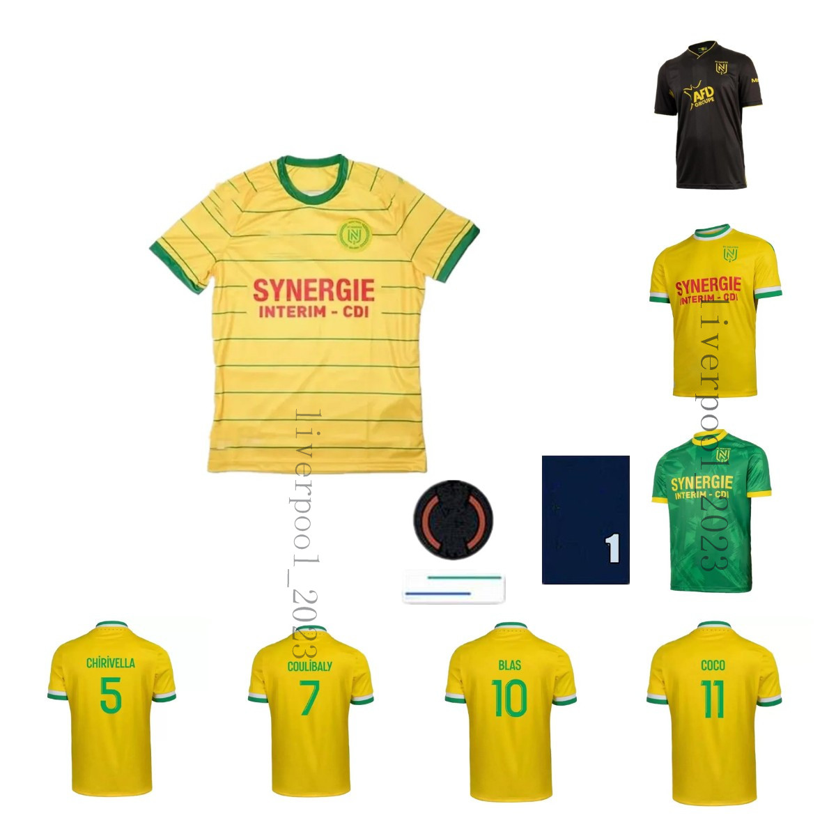 23 24 Maillots FC Nantes soccer jerseys SISSOKO 17 Etoile PALLOIS 2023 2024 GIROTTO COULIBALY BLAS KOLO MUANI SIMON Black 3rd M. MOHAMED COCO CHIRIVELLA football shirt
23 24 Maillots FC Nantes soccer jerseys SISSOKO 17 Etoile PALLOIS 2023 2024 GIROTTO COULIBALY BLAS KOLO MUANI SIMON Black 3rd M. MOHAMED COCO CHIRIVELLA football shirt