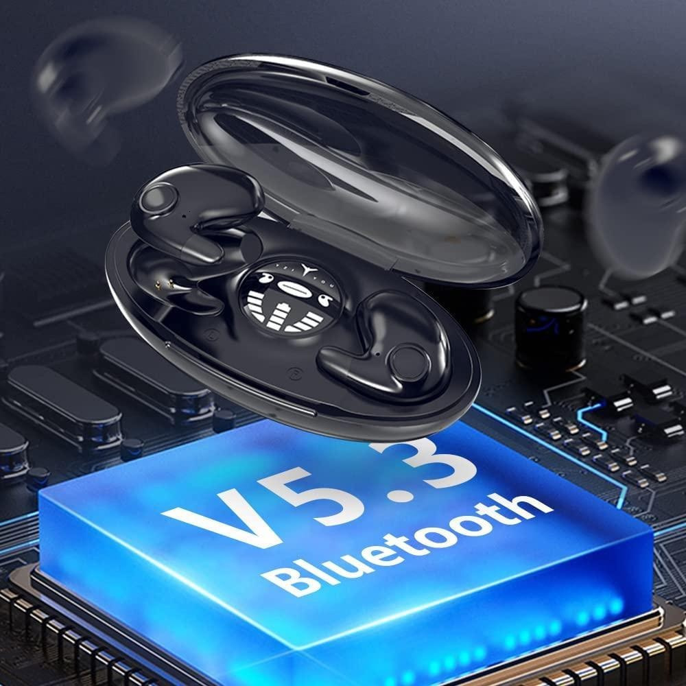 Cell Phone Earphones DIXSG Invisible Sleep Wireless Earphone Bluetooth 53 Hidden Earbuds IPX5 Waterproof Noise Cancelling Touch Control Headphones 230