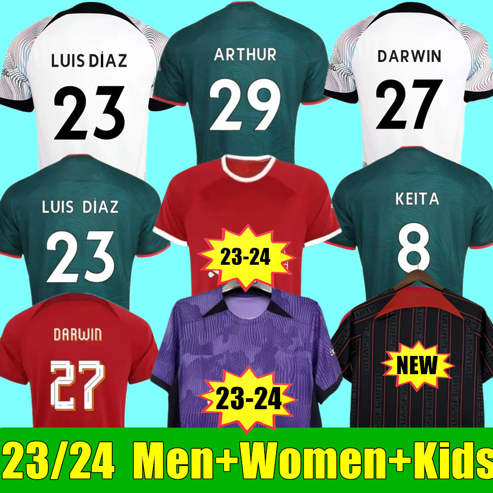 XXXL 4XL 23/24 soccer jerseys fan player version GAKPO DARWIN 2023 Mohamed Luis DIaz Alexander Arnold football kit tops shirts men kids uniform A.BECKER goalkeepe, Kids away+socks
XXXL 4XL 23/24 soccer jerseys fan player version GAKPO DARWIN 2023 Mohamed Luis DIaz Alexander Arnold football kit tops shirts men kids uniform A.BECKER goalkeepe, Kids away+socks