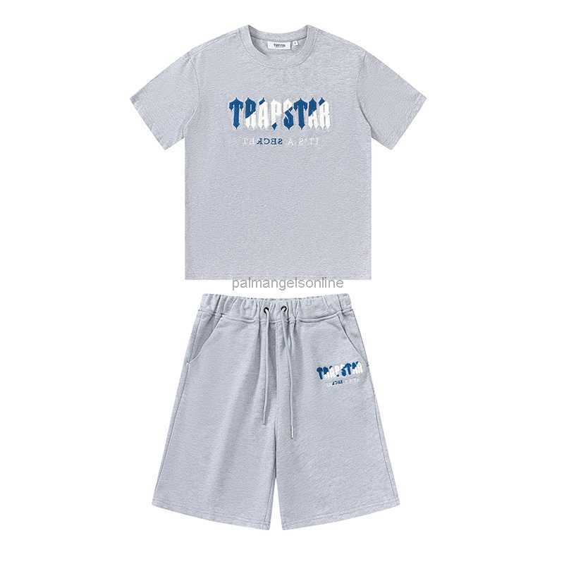 Designer Fashion Clothing Tees Tshirt Trendy Trapstar Blue White Towel Embroidery Loose Relaxed Men's Women's Short Sleeve T-shirt Shorts SetStreetwear Tops, 8829a gray
Designer Fashion Clothing Tees Tshirt Trendy Trapstar Blue White Towel Embroidery Loose Relaxed Men's Women's Short Sleeve T-shirt Shorts SetStreetwear Tops, 8829a gray