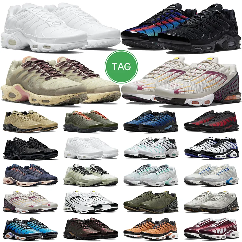 WITH BOX designer Bicycle shoes 2023 tn plus running shoes men women Triple Black White air terrascape max plus 3 Laser Blue UNC Burgundy Hyper Jade Tropical
WITH BOX designer Bicycle shoes 2023 tn plus running shoes men women Triple Black White air terrascape max plus 3 Laser Blue UNC Burgundy Hyper Jade Tropical
