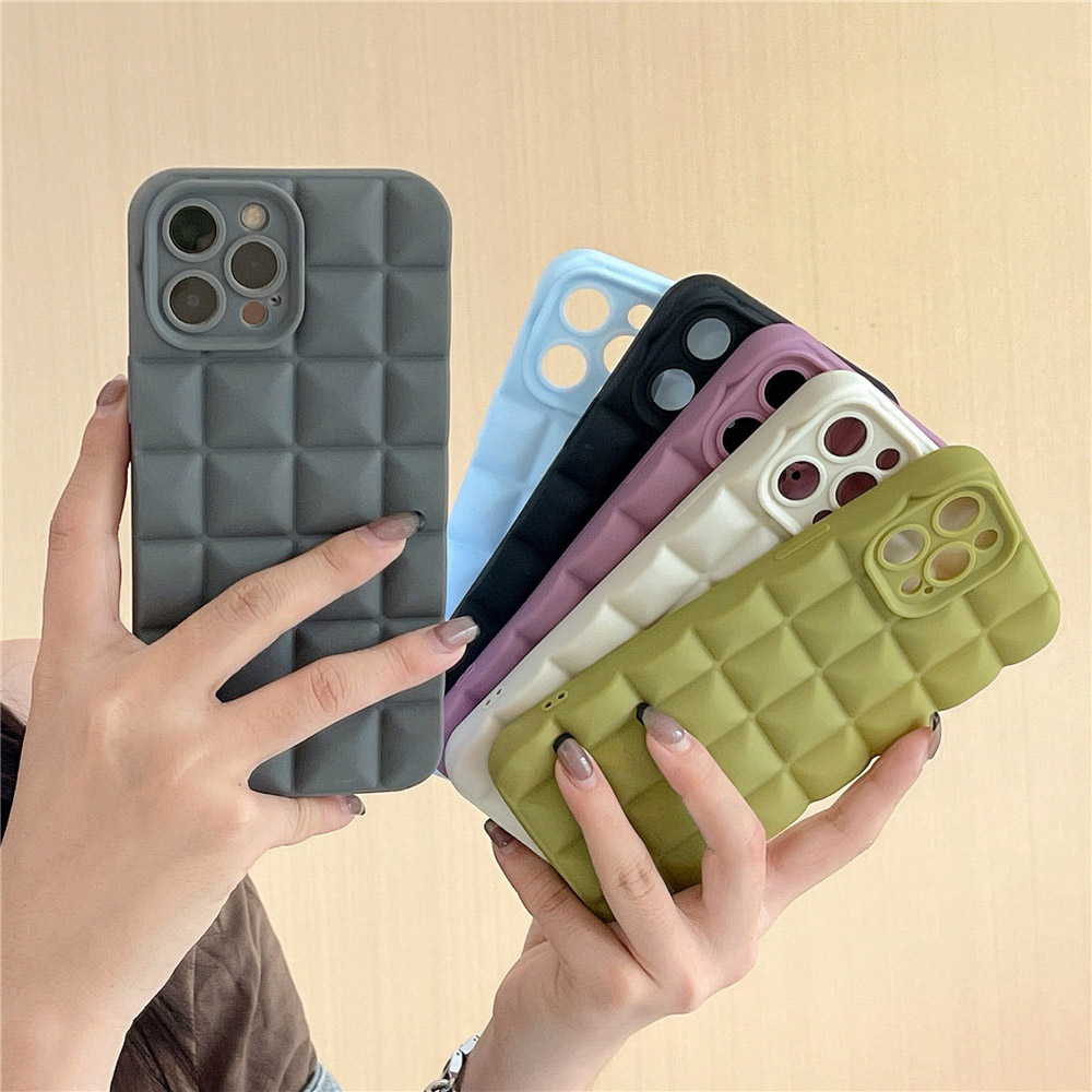 iPhone 14 Pro 13 12 11 Pro X XR XS Max 7 8 Plus Fashion 3D Grid Matte Soft Silicon Shockproof For iPhone 14 Case
iPhone 14 Pro 13 12 11 Pro X XR XS Max 7 8 Plus Fashion 3D Grid Matte Soft Silicon Shockproof For iPhone 14 Case