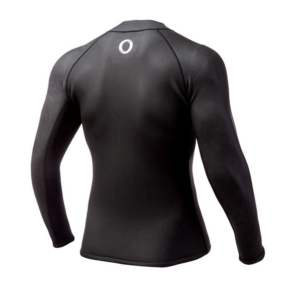Wetsuits Drysuits 2MM neoprene diving suit Men's split swimming surfing front zipper Water sports sailing motorboat diving J230505