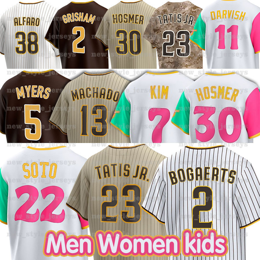 23 Fernando Tatis Jr. Padres Baseball Jerseys Juan Soto Manny Machado Xander Bogaerts Robert Suarez Yu Darvish Josh Hader Jose Azocar Luis Garcia Blake Snell, Men(jiao s)
23 Fernando Tatis Jr. Padres Baseball Jerseys Juan Soto Manny Machado Xander Bogaerts Robert Suarez Yu Darvish Josh Hader Jose Azocar Luis Garcia Blake Snell, Men(jiao s)