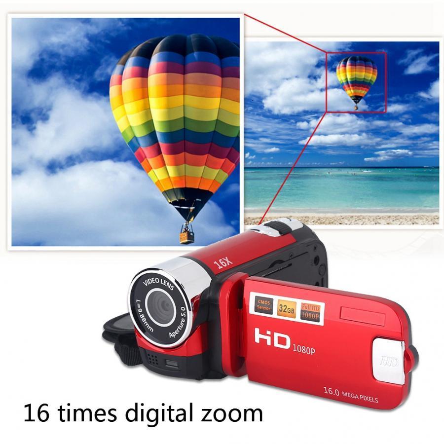 Camcorders 16MP Digital Camcorder 720P Full HD DV Camcorder Digital Video Camera Degree Rotation Screen 16X Night Shoot Zoom FOR Youtube 230505