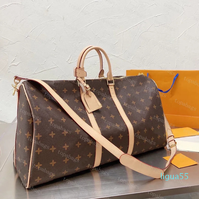 2023-Designer Duffel Bags For Mens Womens Luxury Travel Bag Fashion Luggage Leather Bags Handbags Large Capacity Keepalls Carry On Luggages 55cm
2023-Designer Duffel Bags For Mens Womens Luxury Travel Bag Fashion Luggage Leather Bags Handbags Large Capacity Keepalls Carry On Luggages 55cm
