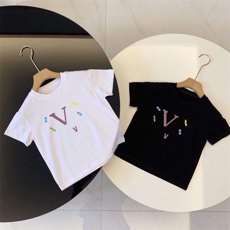 Baby Kids Designer Short Sleeve Childrens Summer Tops Baby Girls Luxury Clothes Fashion Letter Print Top Kid Tshirt Casual Shirts, Black
Baby Kids Designer Short Sleeve Childrens Summer Tops Baby Girls Luxury Clothes Fashion Letter Print Top Kid Tshirt Casual Shirts, Black