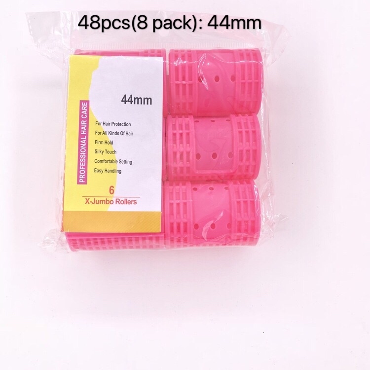 Hair Rollers 40-48pcs 6 Size Random Color Hairdressing Home Use DIY Steam Magic Hair Roller Self-Adhesive Rollers Curler Roller Curler 230505