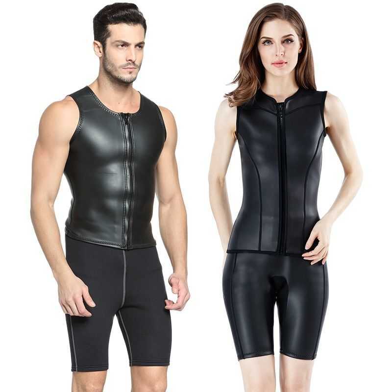 Wetsuits Drysuits Leather Diving vest Diving shorts skin diving suit 2mm CR neoprene spearfishing wetsuit men women snorkeling surfing swimwear J23050
