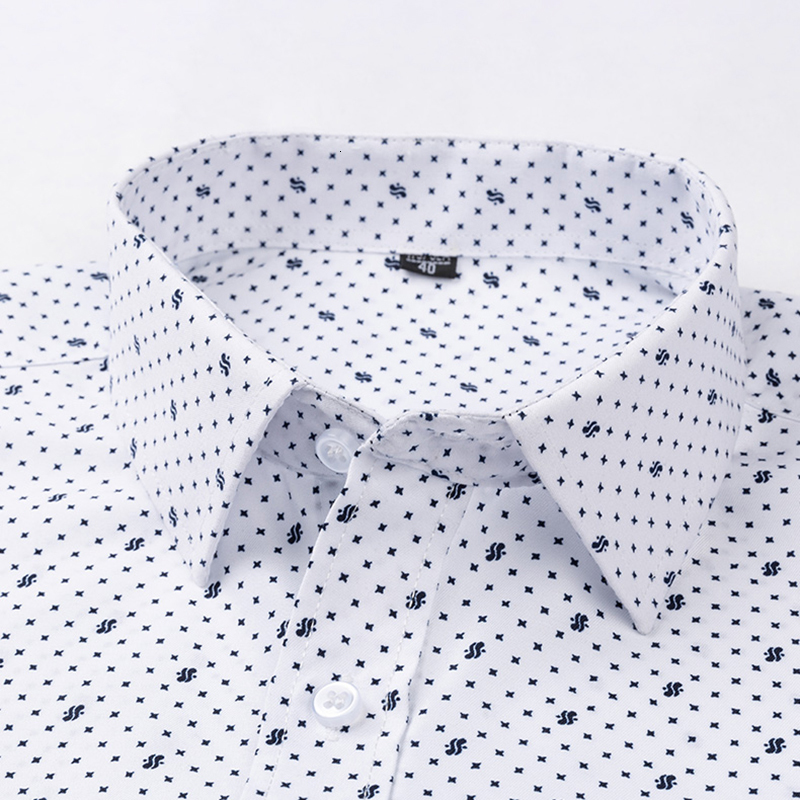 Black White Polka Dot Shirt Men, Mens Designer Casual Shirts: Long Sleeve Striped Dress Shirt for Men - Slim Fit Button Up