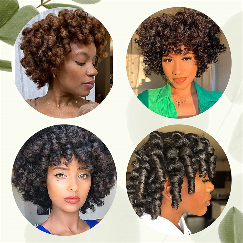 Hair Rollers Large Perm Rods Set 20 pcs Green Black Jumbo Natural Hair Cold Wave Long Short Hair Roller Hair Curlers Hairstyle Hairdressing 230505