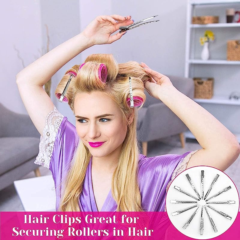 Hair Rollers 24Pcs Hair Rollers with Hair Pins Magic Hair Curlers Set No Heat Curling Hairdressing Styling Tool Salon Hairstyle Accessories 230505