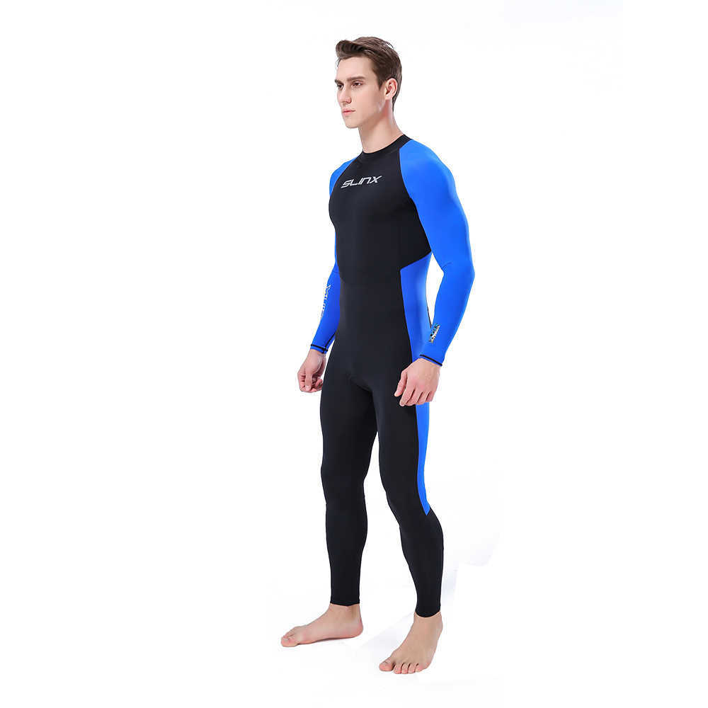Wetsuits Drysuits Lycra sun protection suit Men's thin wetsuit Jellyfish suit Surfing swimming snorkeling UV resistant diving suit equipment J230