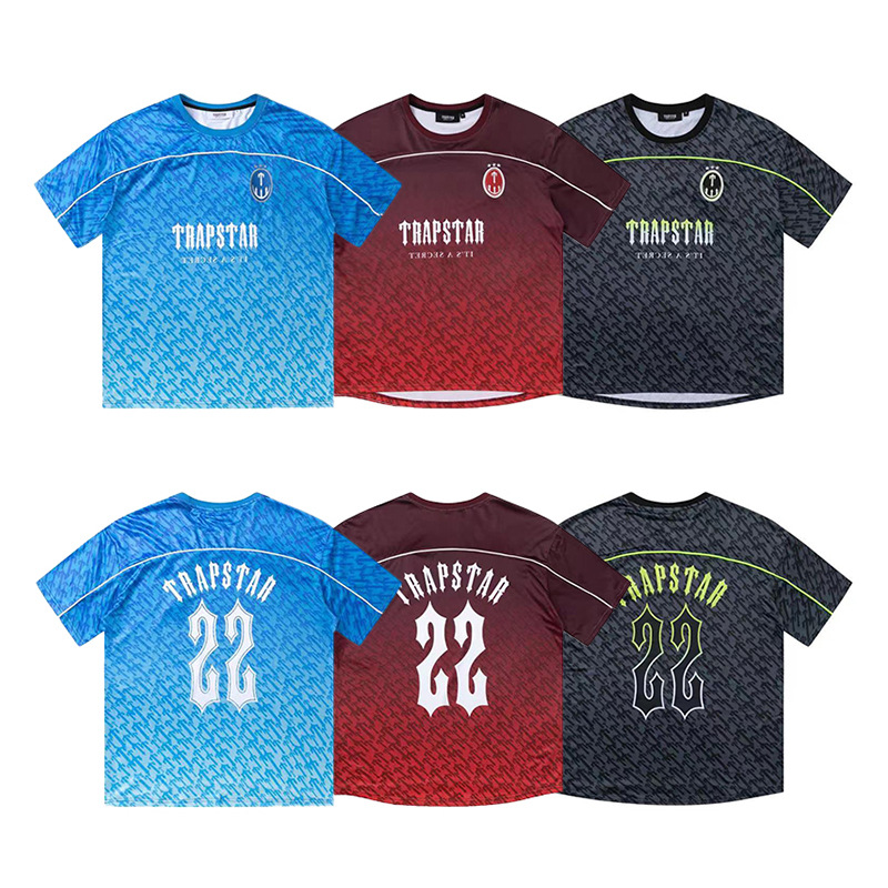 Trapstar T-shirts Mens Football Jersey Tee Women Summer Casual Loose Quick Drying Designer Tees Luxury T Shirts Short Sleeve Tops
Trapstar T-shirts Mens Football Jersey Tee Women Summer Casual Loose Quick Drying Designer Tees Luxury T Shirts Short Sleeve Tops