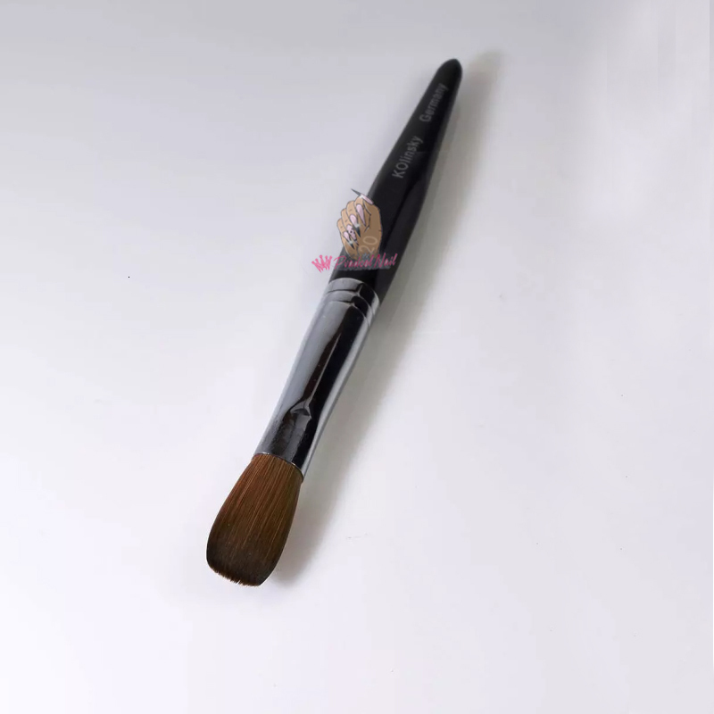 Nail Brushes Six Angles Black Kolinsky Acrylic Brush for Manicure Powder Crimped Salon s Supplies Professional Tool 230505