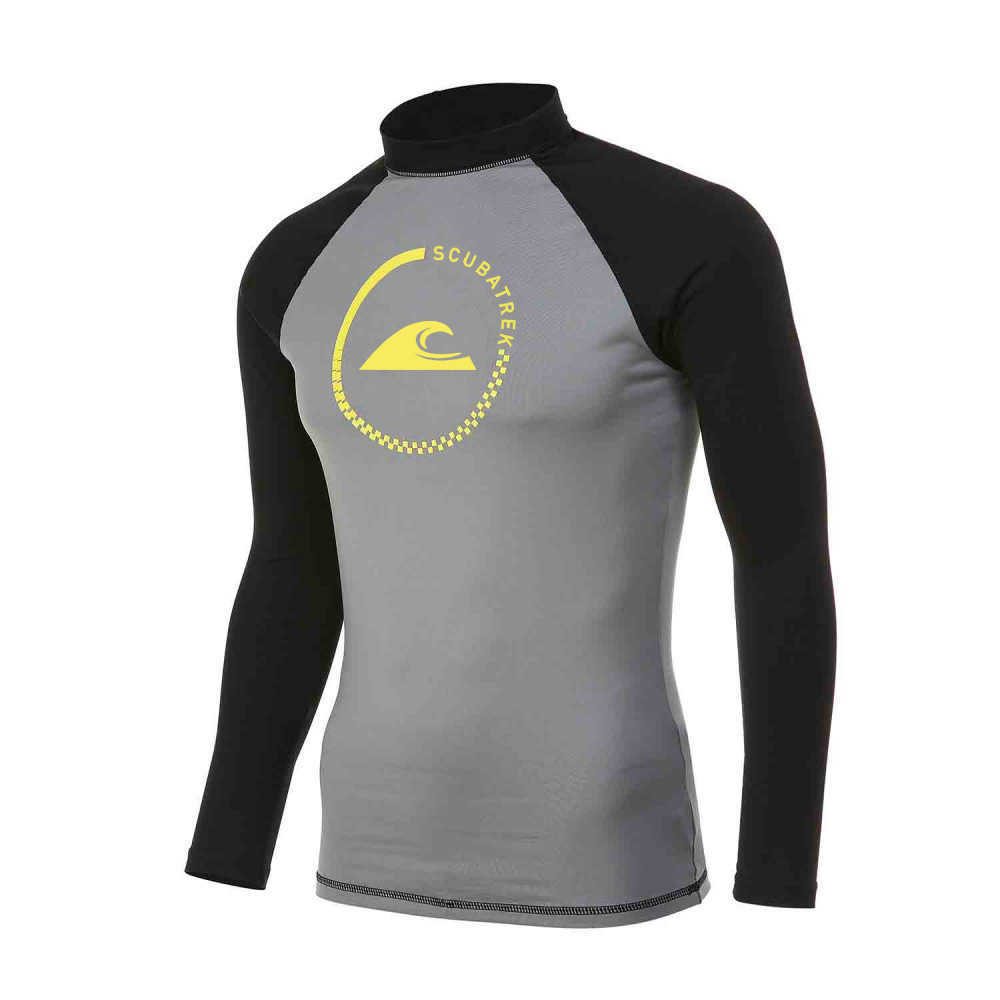 Wetsuits Drysuits Men's New Fashion Split Beach Swimwear Long Sleeve TShirt UV Protection Rash Protection Short Sleeve Sunscreen Surf Top 2022 J2