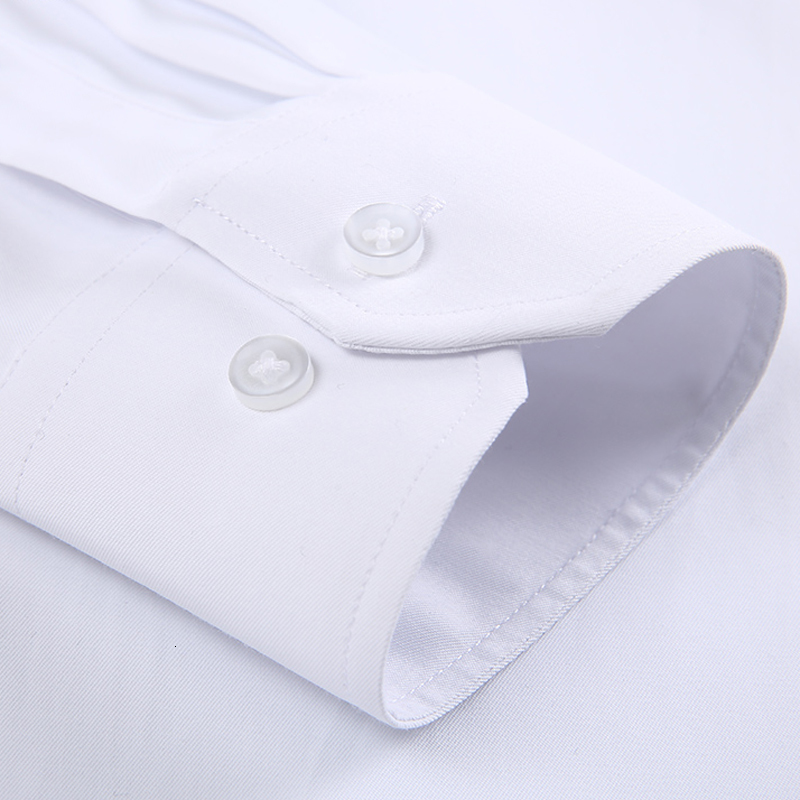 Men's Casual Shirts Men's Classic Long Sleeve Solid Basic Dress Shirts Comfortable Soft Formal Business Social Standard-fit Easy-care Office